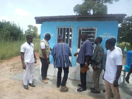 Gurungu Health Centre receives improved sanitation management facility